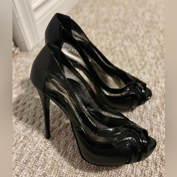 Black Dressy High Heels - Picture 2 of 5